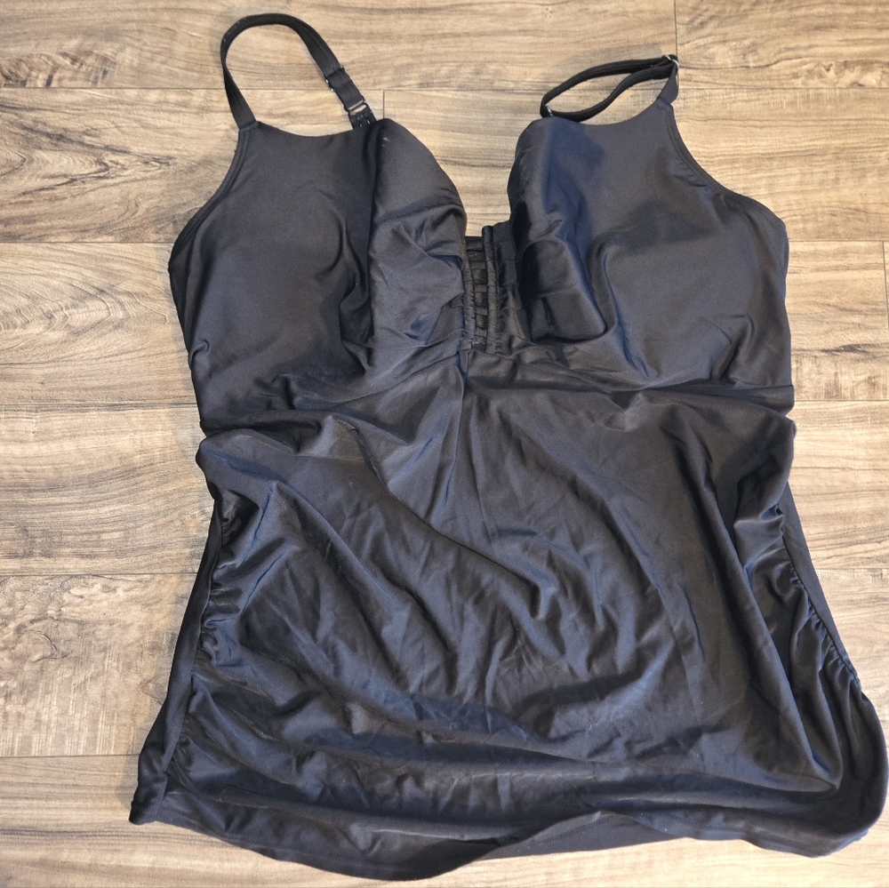 Elegant Black Women's Swim Dress